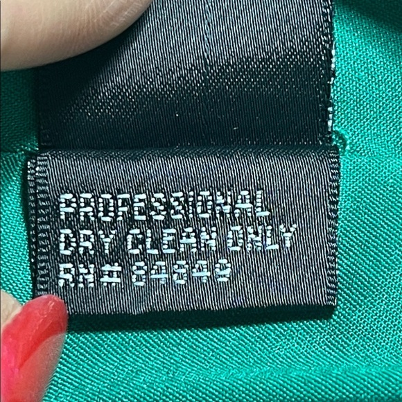 Carmen Marc Valvo Women’s Green Sleeveless Gown Sz 14 Mermaid Formal Long Dress - Picture 12 of 12